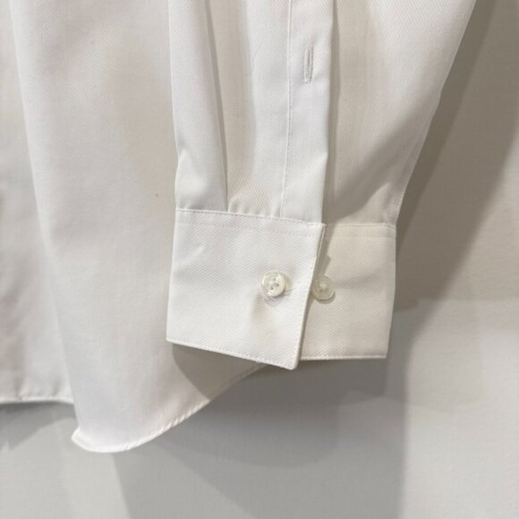 Calvin Klein Extreme Slim Fit White Tailored Button-Up Shirt Size 17.5 - Picture 5 of 17